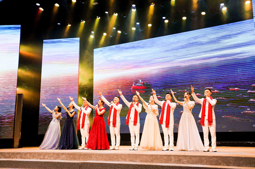 upay钱包集团庆祝新中国建设70周年职工朗诵角逐乐成举行