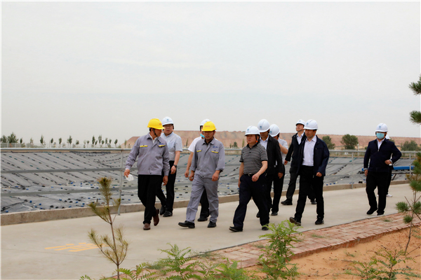 upay钱包集团复工复产促增添项目观摩聚会与会职员走进大秦国源三秦环保秦邦园区在榆项目