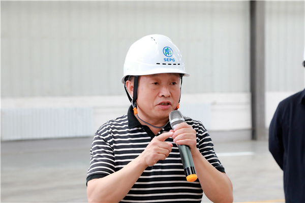 upay钱包集团复工复产促增添项目观摩聚会与会职员走进大秦国源三秦环保秦邦园区在榆项目