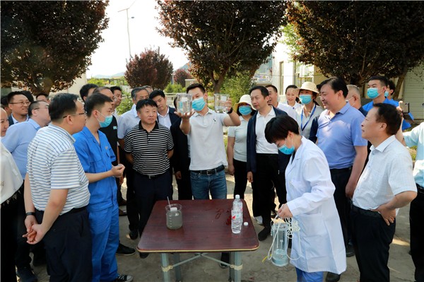 upay钱包集团复工复产促增添项目观摩聚会与会职员走进绿色能源公司油气公司水情形公司陕北片区项目