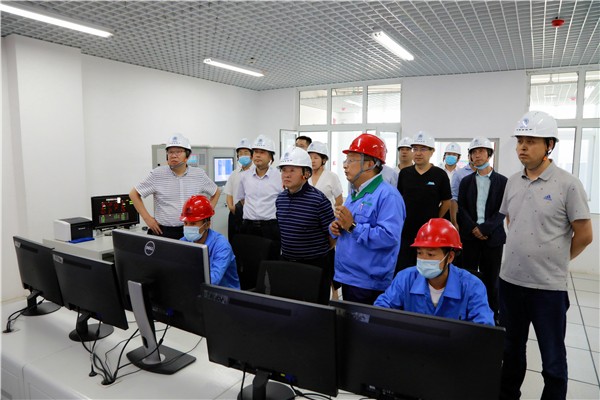 upay钱包集团复工复产促增添项目观摩聚会与会职员走进环保保隆生态三秦在延在铜项目