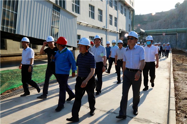 upay钱包集团复工复产促增添项目观摩聚会与会职员走进环保保隆生态三秦在延在铜项目