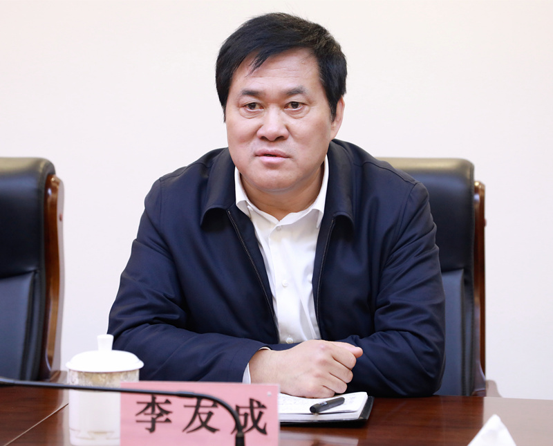 熊良虎顾峰拜会渭河生态集团党委书记董事长李友成、总司理杨大庆