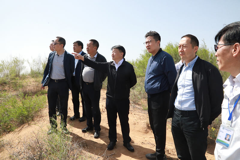 熊良虎拜会榆林市委副书记张胜利、、市人大常委会副主任孙守洋