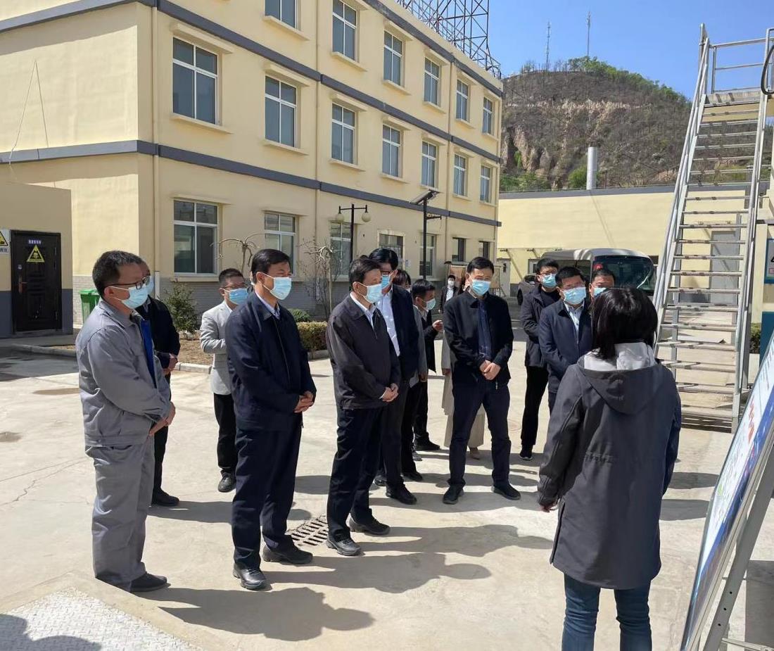 延安市委常委、、、市政府党组成员张强到水情形公司子长污水处理厂调研