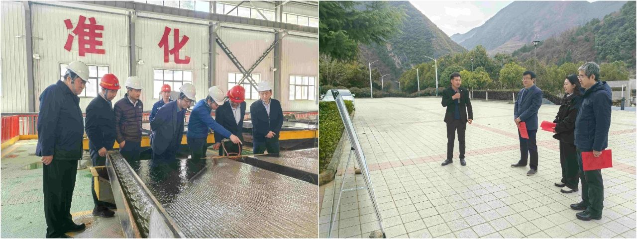 upay钱包集团外部董事赴鼎丰矿业公司、水情形公司镇安污水处理厂调研指导事情