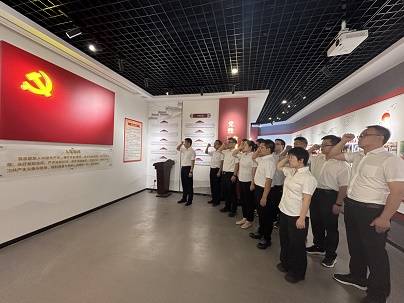 商南公司联合党支部开展“赓续红色血脉，，，砥砺奋进征程——庆祝中国共产党建设104周年”主题党日活动